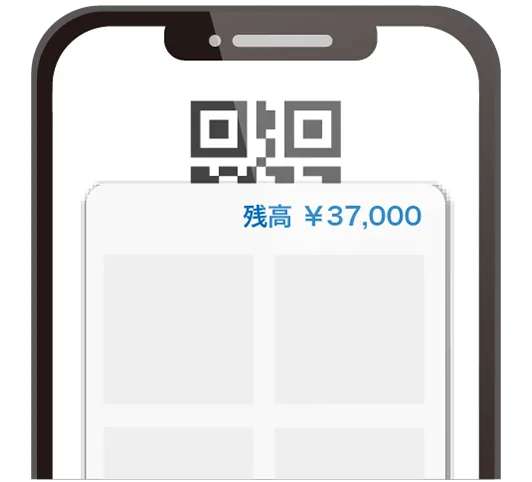 【アイコン画像】スマートフォンアプリチャージ完了画面