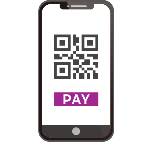 【アイコン画像】スマートフォンアプリのQRコードが表示された画面